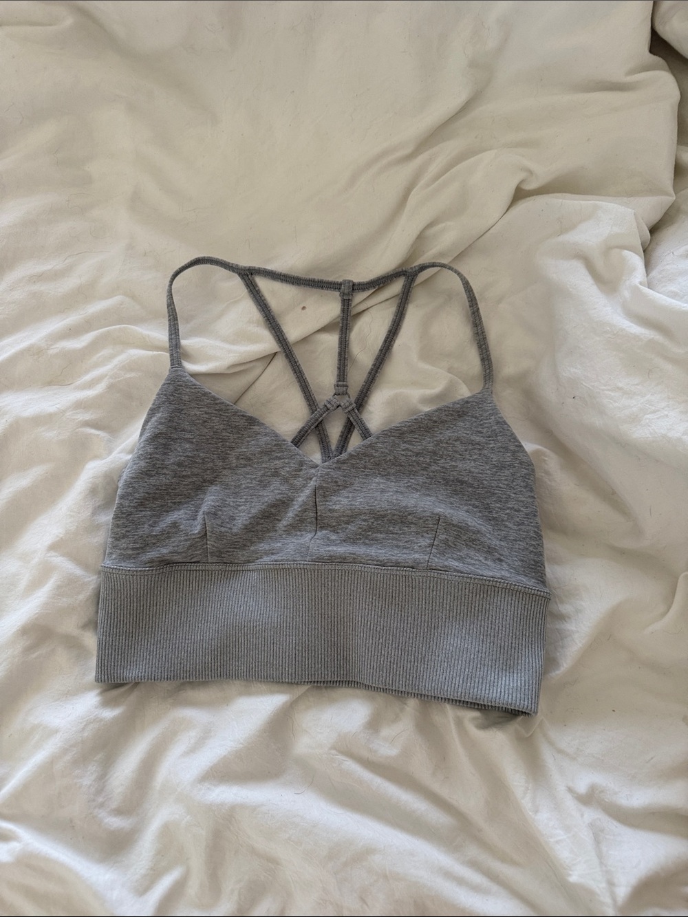 Heather Grey Alo Sports Bra